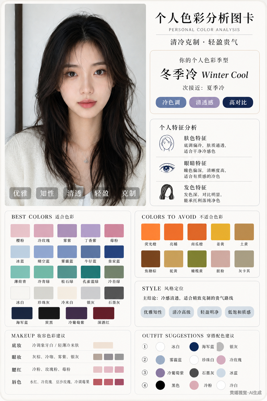 色彩分析生成样例